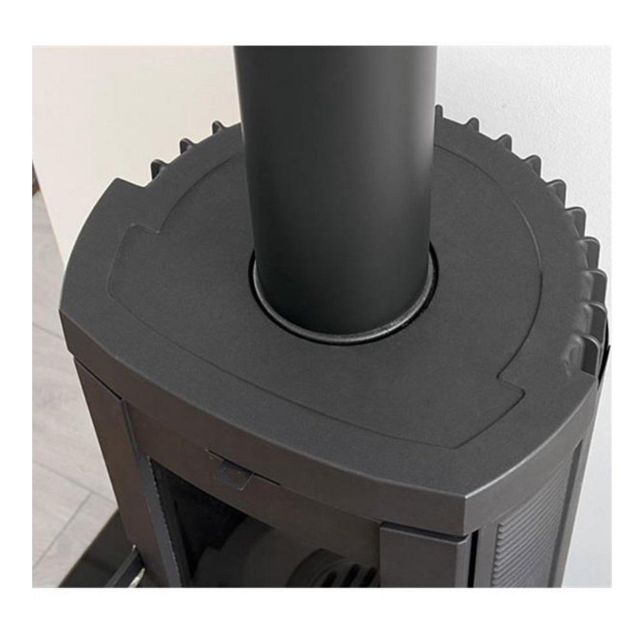 Voir la diapositive 4 : NORDICA EXTRAFLAME Poêle à bois 6.2kw noir - 7119301