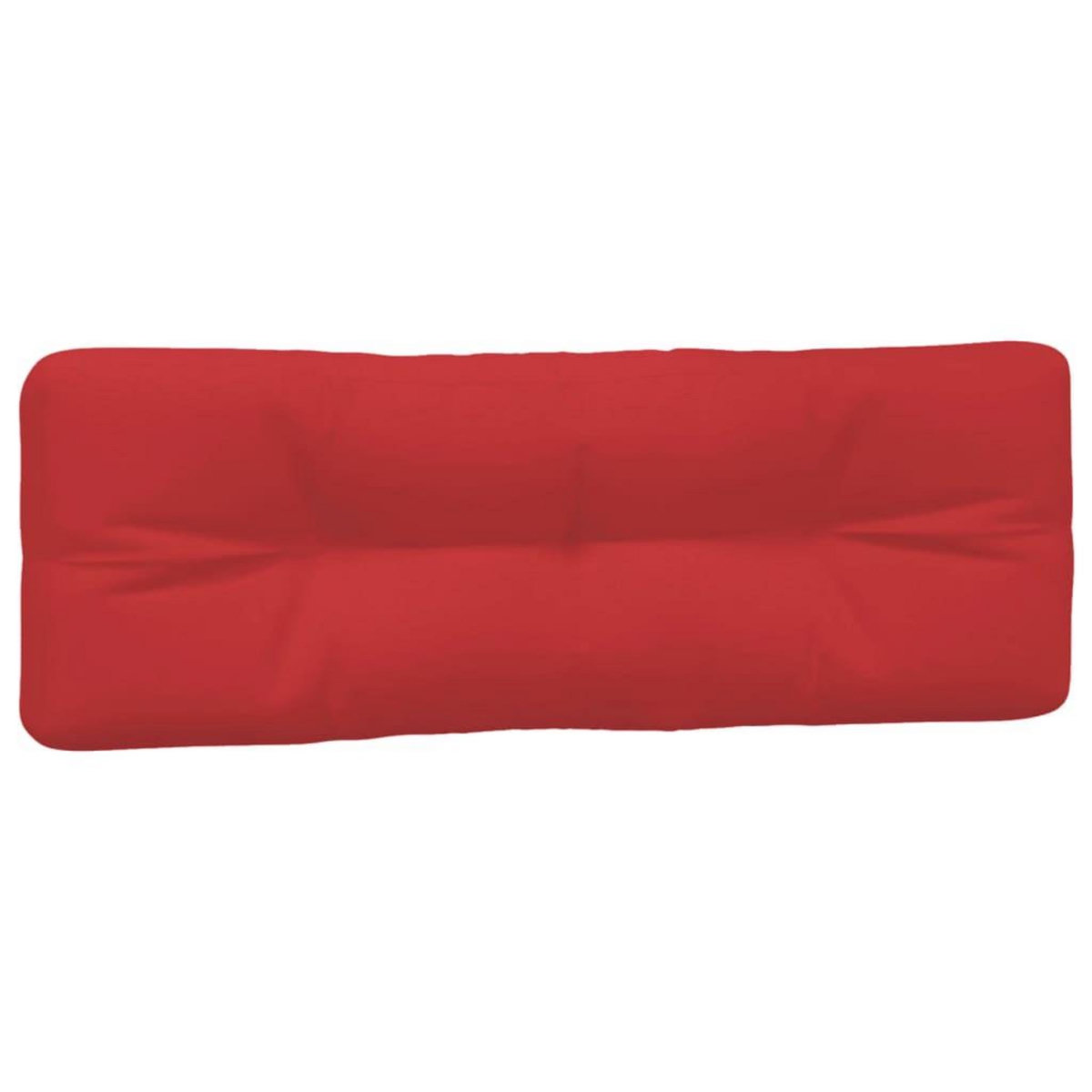 VIDAXL Coussins de palette lot de 3 rouge tissu