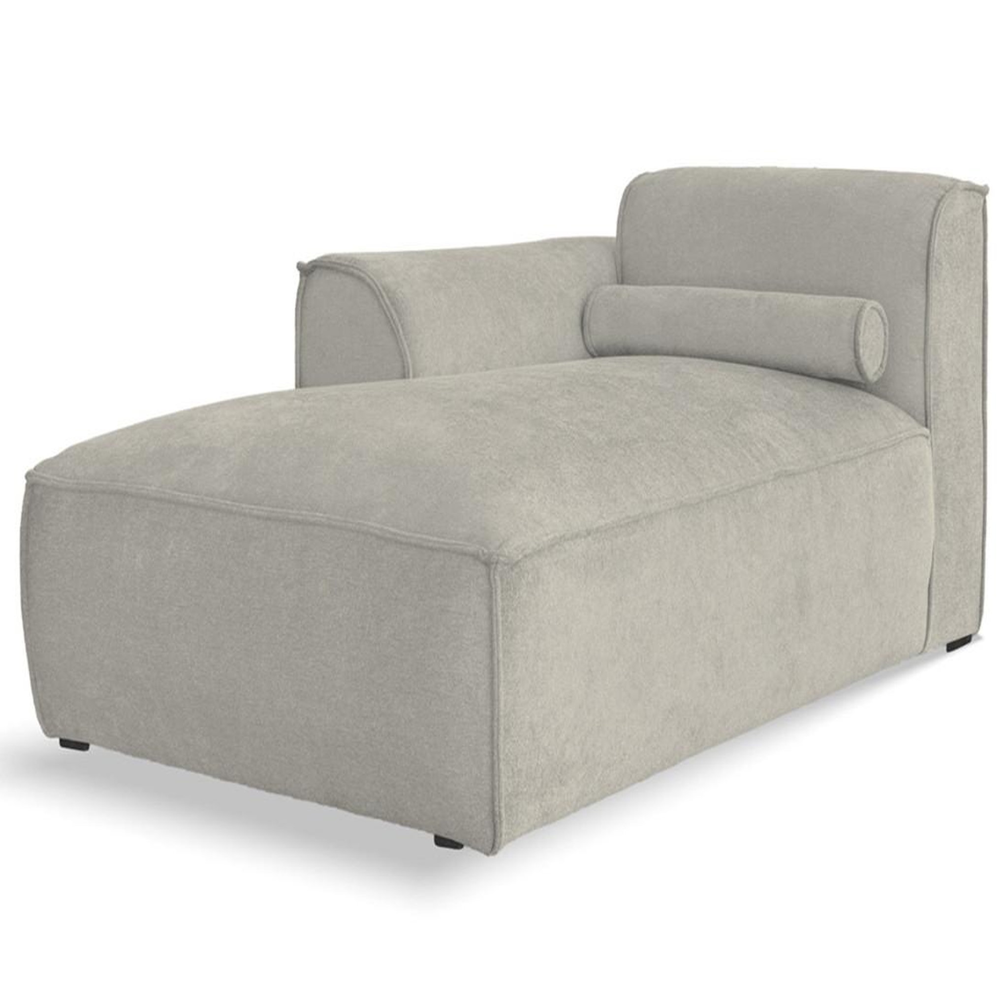 Voir la diapositive 1 : BEST MOBILIER Felix - module d'assise méridienne gauche en tissu texturé