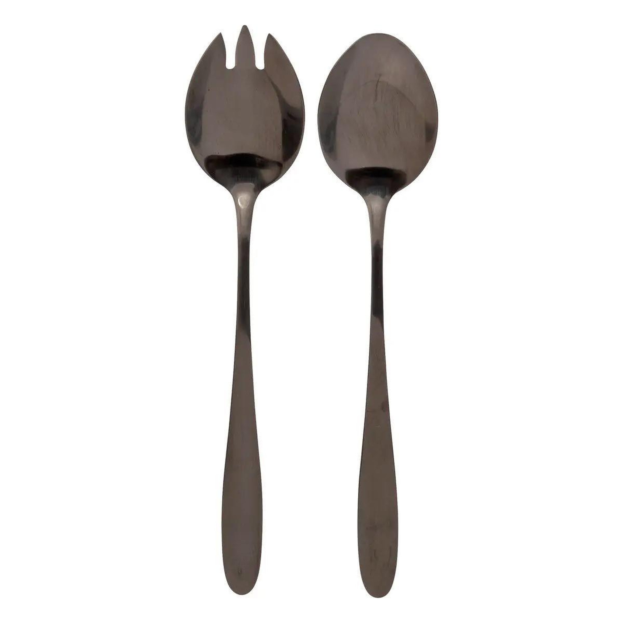 SECRET DE GOURMET Couverts à salade  lance  24cm noir