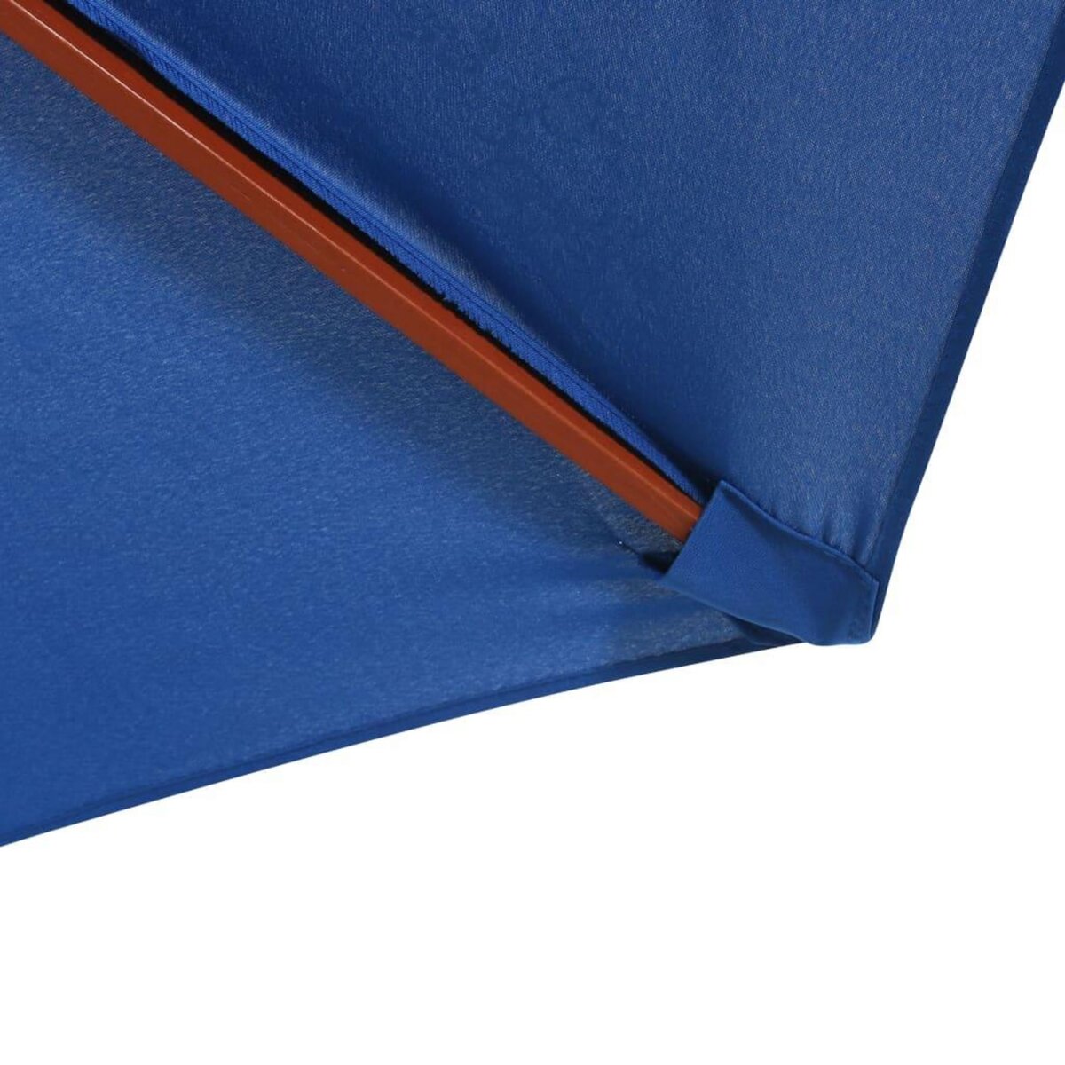 VIDAXL Parasol avec mat en bois 300x258 cm Bleu