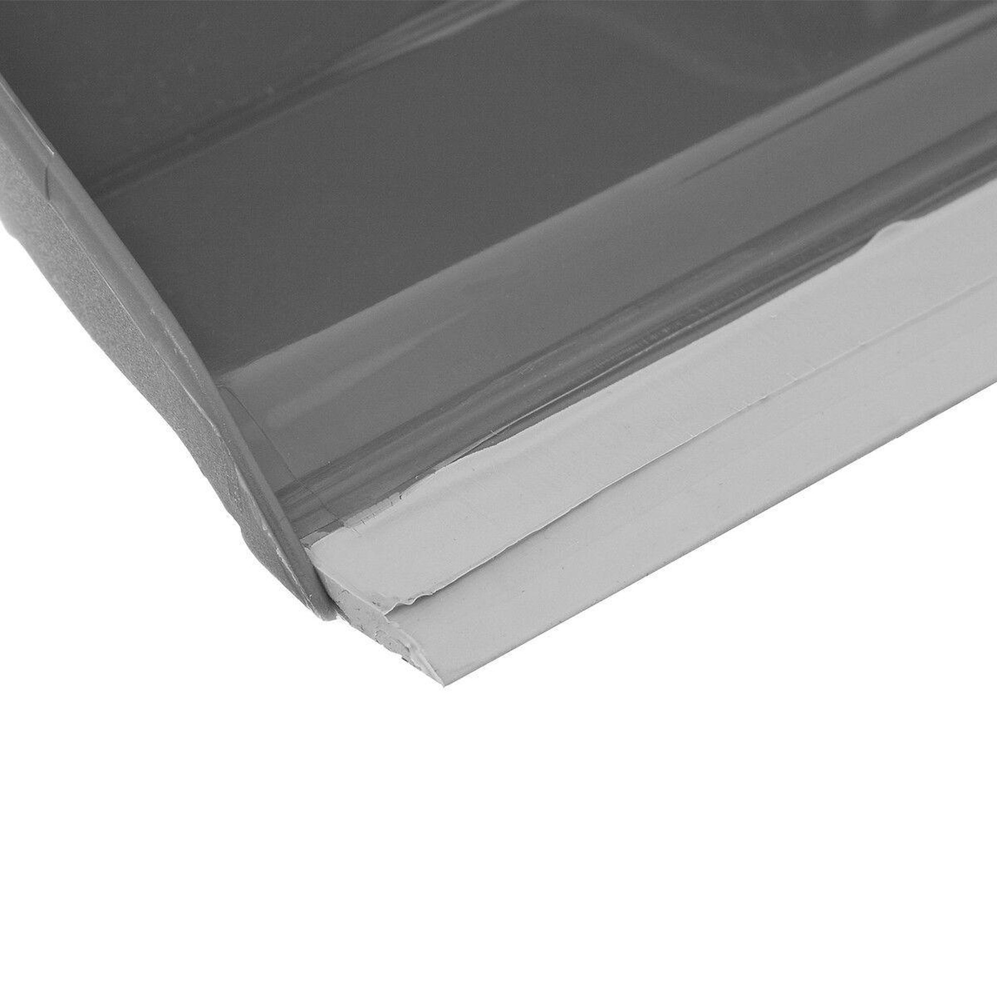 Voir la diapositive 2 : FIVE Pelle & balayette  plastique  32cm gris foncé