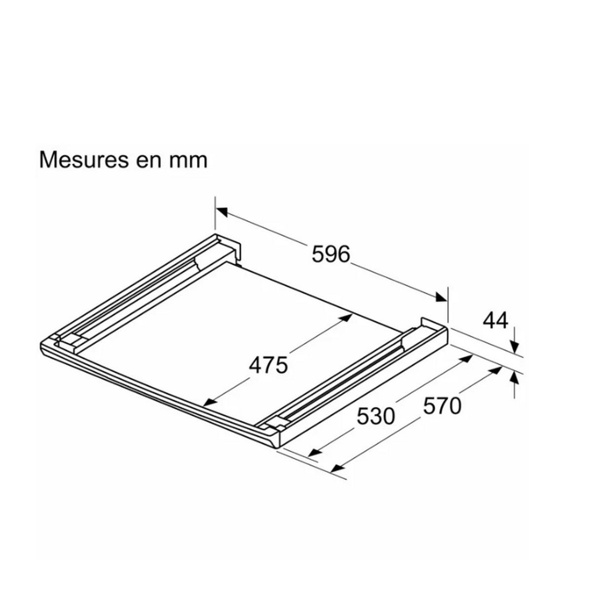 Voir la diapositive 2 : Siemens Accessoires lave-linge - wz2750x