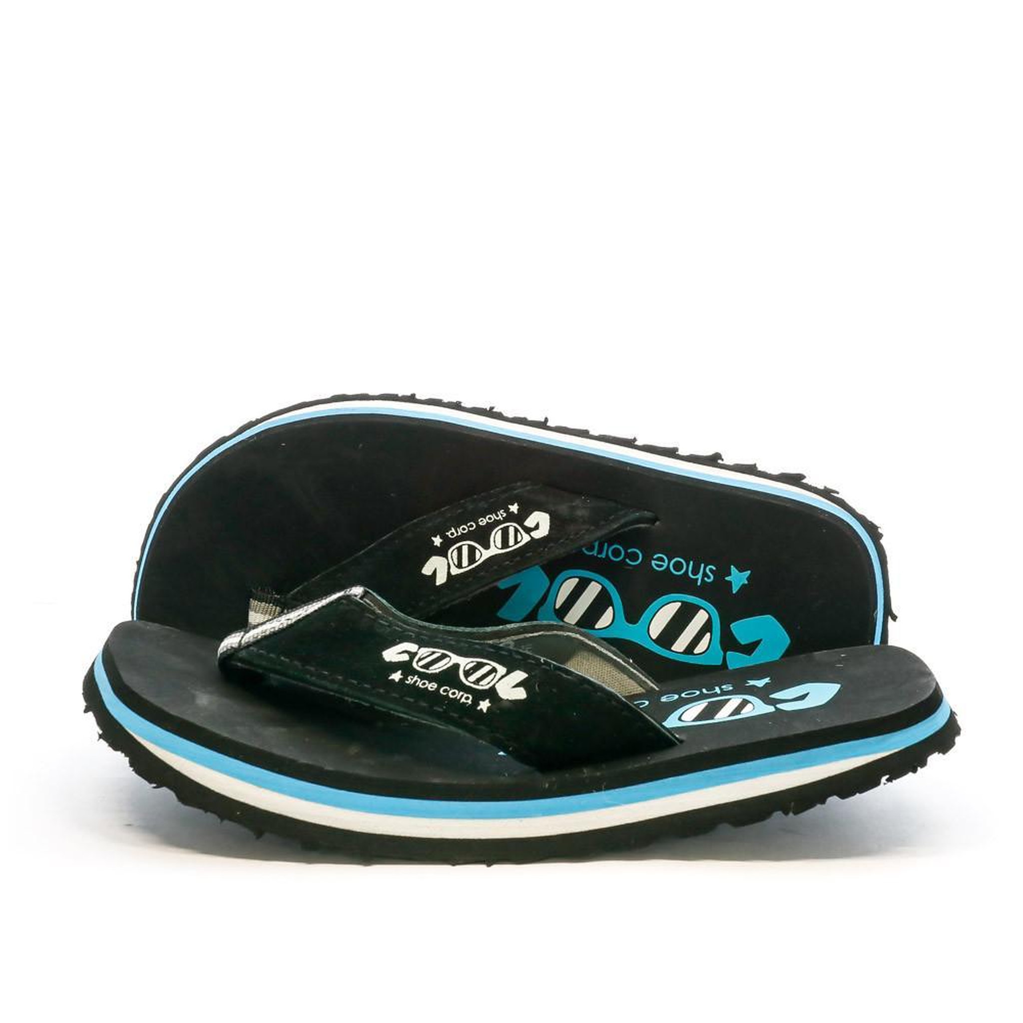 Voir la diapositive 1 : COOL SHOE Tongs Noir/Bleu Garçon Cool Shoe Os