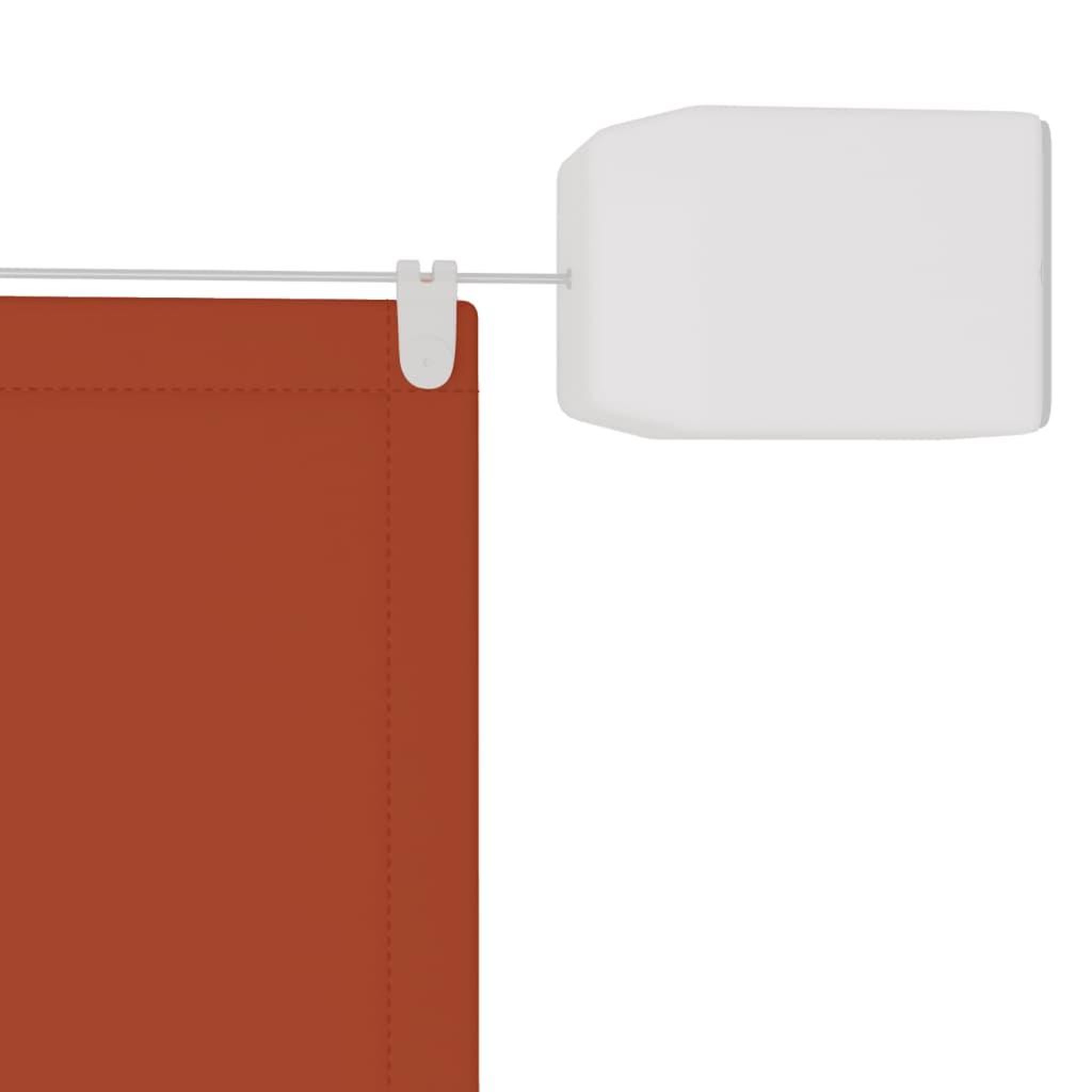 Voir la diapositive 4 : VIDAXL Auvent vertical Terre cuite 140x800 cm Tissu oxford