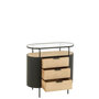 Voir la diapositive 5 : Paris Prix Commode 3 Tiroirs  Bya  80cm Naturel