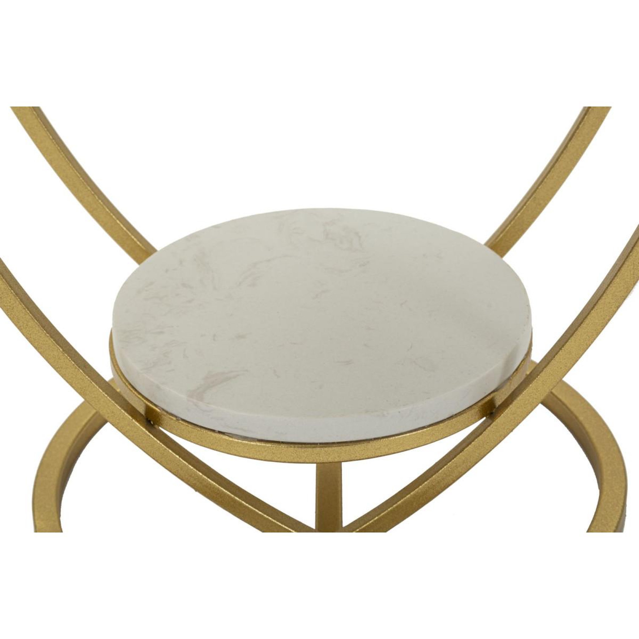 Voir la diapositive 4 : Paris Prix Table d'appoint design  heart  45cm or