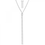 SC CRYSTAL Parure collier et boucles d'oreilles par SC Crystal ornée de Cristaux scintillants