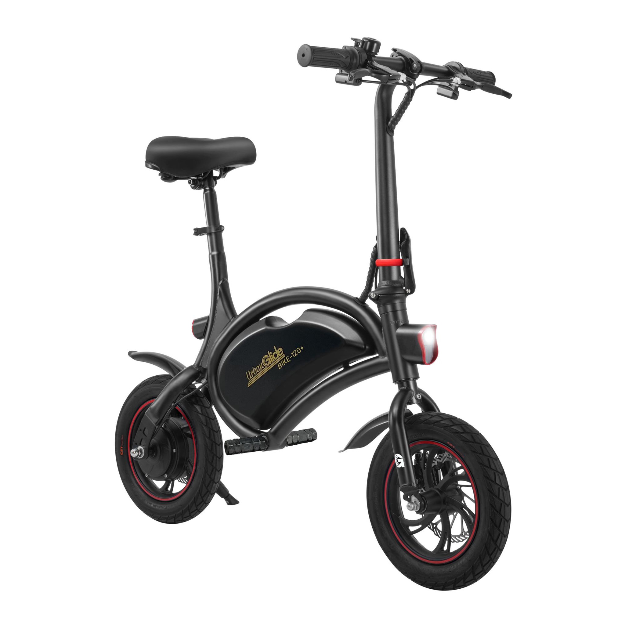 URBANGLIDE Draisienne électrique adulte e-bike 120 – moteur 1000w - autonomie jusqu'a 18 km - pneu 12  gonflable - batterie 42v/5.2ah - poids 15kg