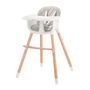 Voir la diapositive 2 : KINDERKRAFT Chaise haute évolutive 2 en 1 Sienna