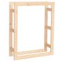 Voir la diapositive 2 : VIDAXL Support pour bois de chauffage 80x25x100 cm Bois de pin massif