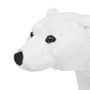 Voir la diapositive 3 : VIDAXL Jouet en peluche Ours polaire Blanc XXL