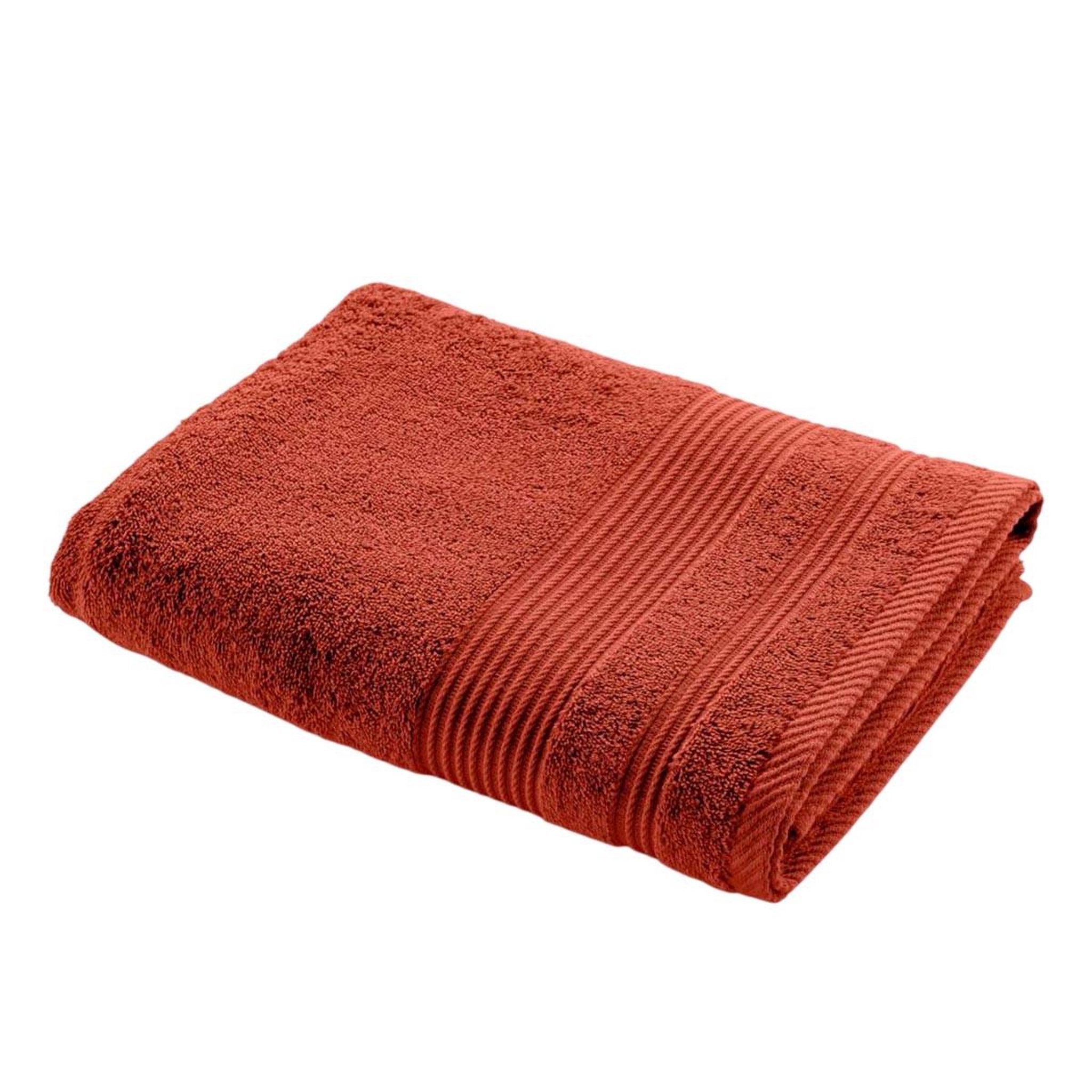 Douceur d'Intérieur Drap de douche  tendresse  70x130cm rouge