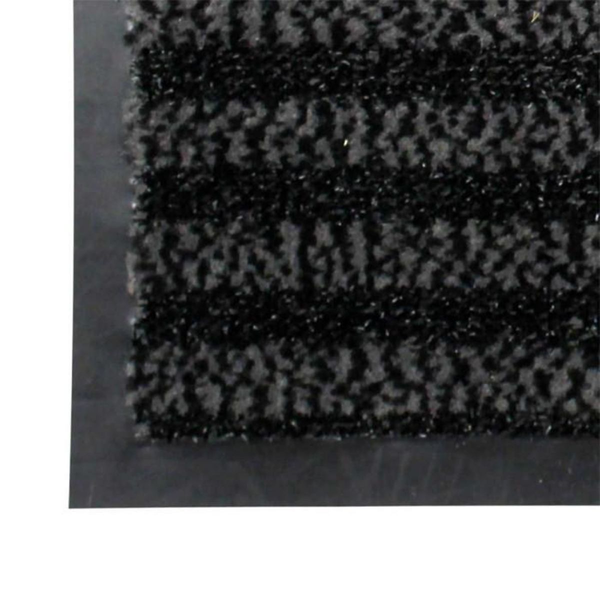 Paris Prix Tapis d'Entrée Grattoir  Vallero  45x75cm Noir & Gris
