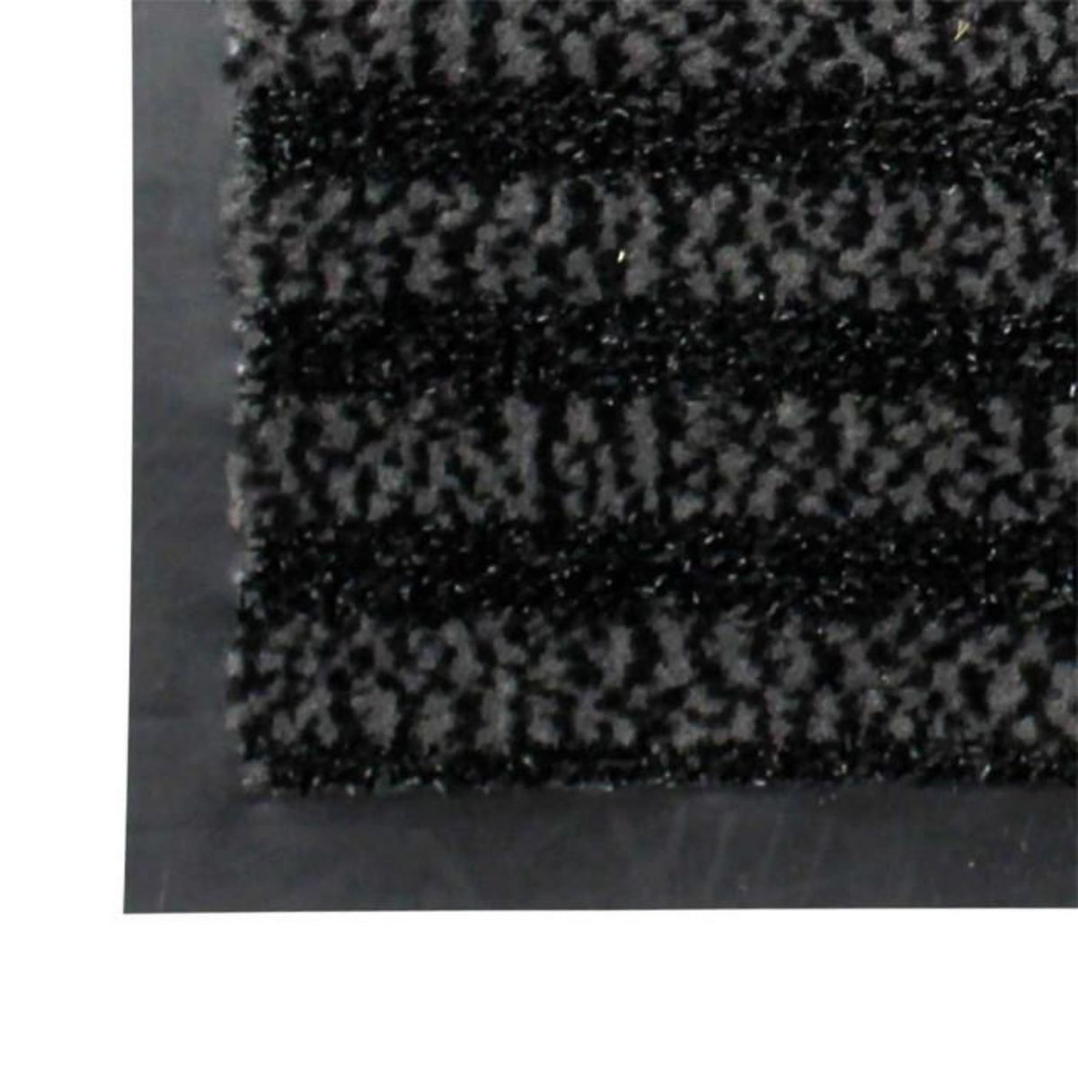 Paris Prix Tapis d'Entrée Grattoir  Vallero  45x75cm Noir & Gris