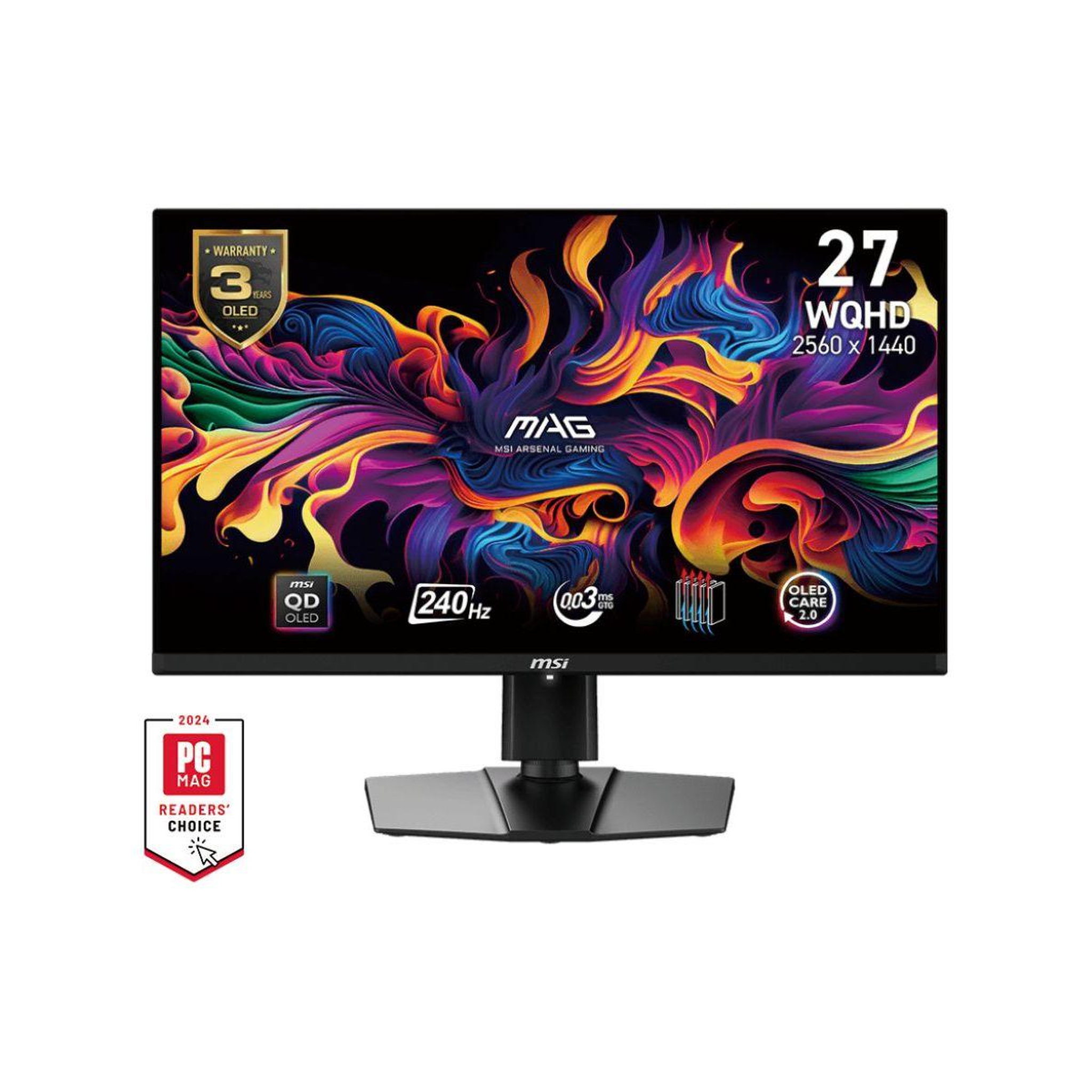 Voir la diapositive 4 : MSI Ecran PC Gamer MAG 271QPX E2 27'' QD-OLED