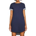 JACQUELINE DE YONG Robe Sweat  Femme JDY IVY. Coloris disponibles : Bleu