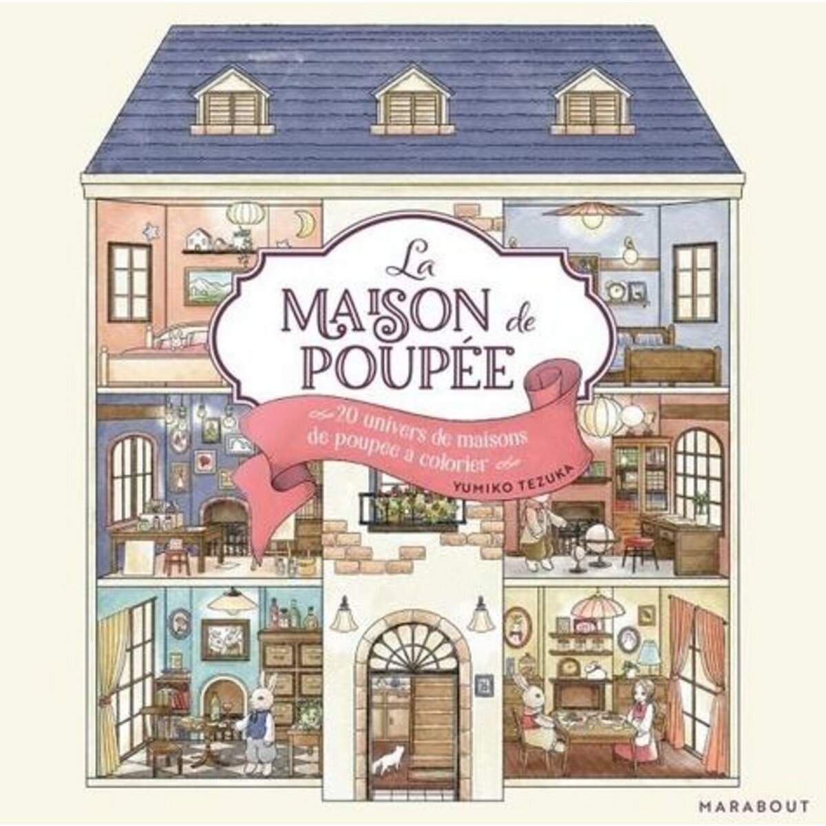 LA MAISON DE POUPEES. 20 UNIVERS DE MAISONS DE POUPEE A COLORIER, Tezuka Yumiko