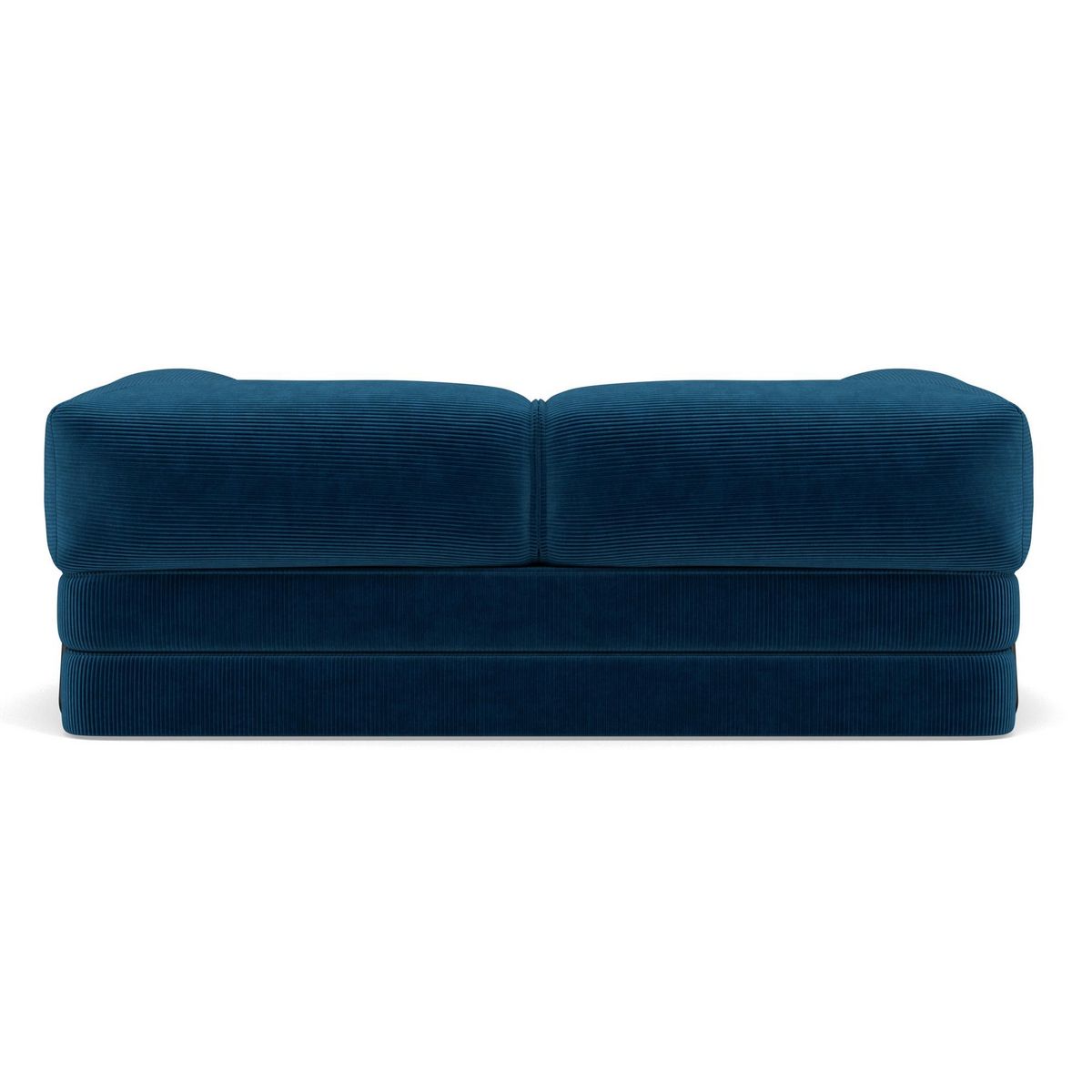 LISA DESIGN Poppy - canapé 3 places convertible en velours côtelé