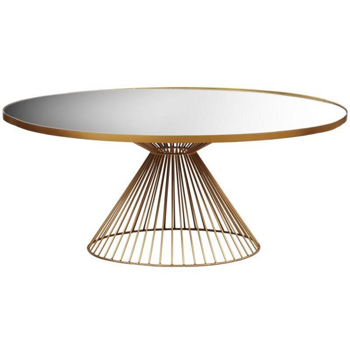 Paris Prix Table de Repas Design  Sumara  119cm Or
