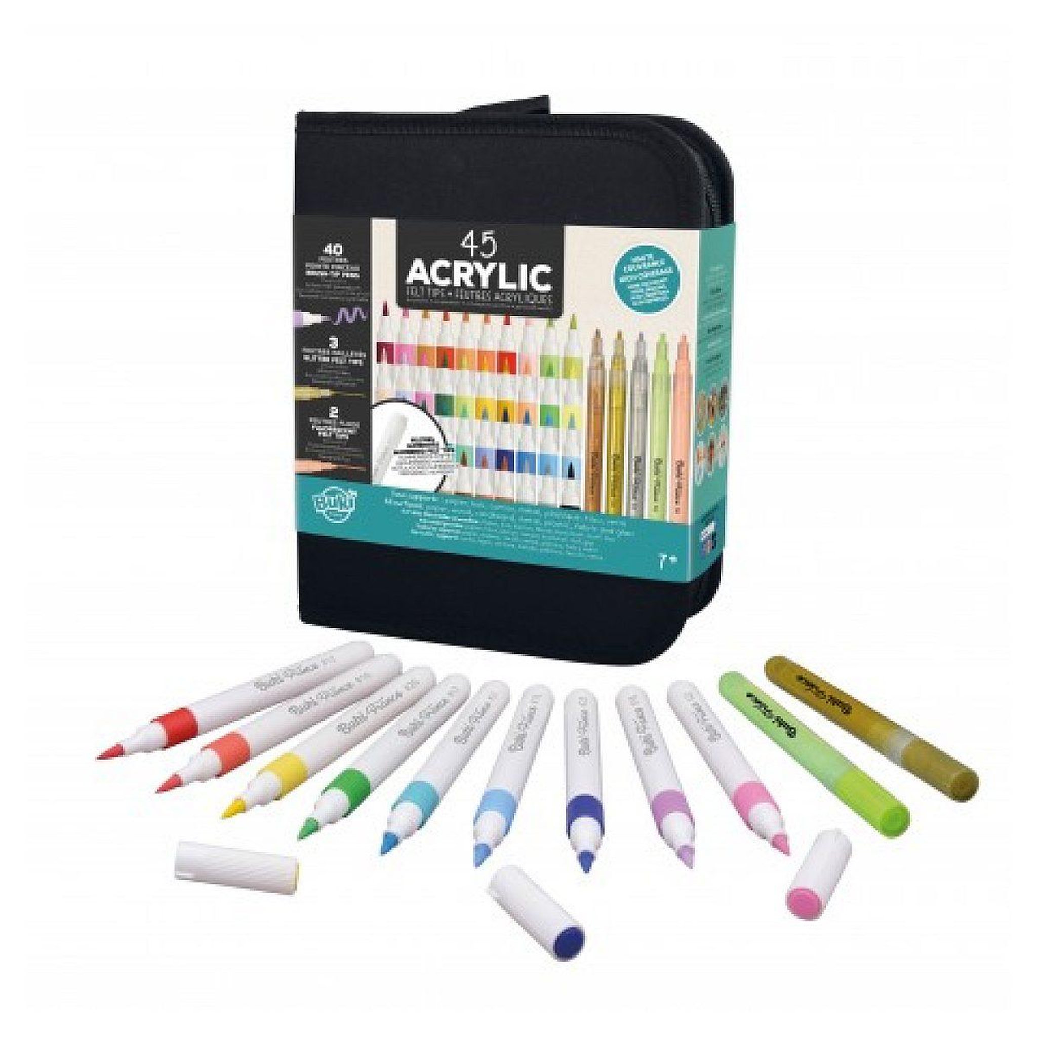 BUKI Trousse 45 feutres acryliques