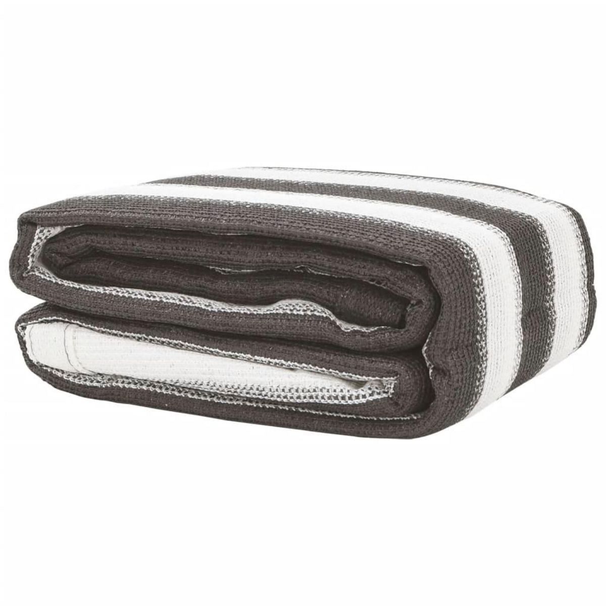 VIDAXL Tapis de tente 200x300 cm Anthracite et blanc