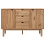 Voir la diapositive 3 : VIDAXL Buffet OTTA 113,5x43x73 cm Bois massif de pin