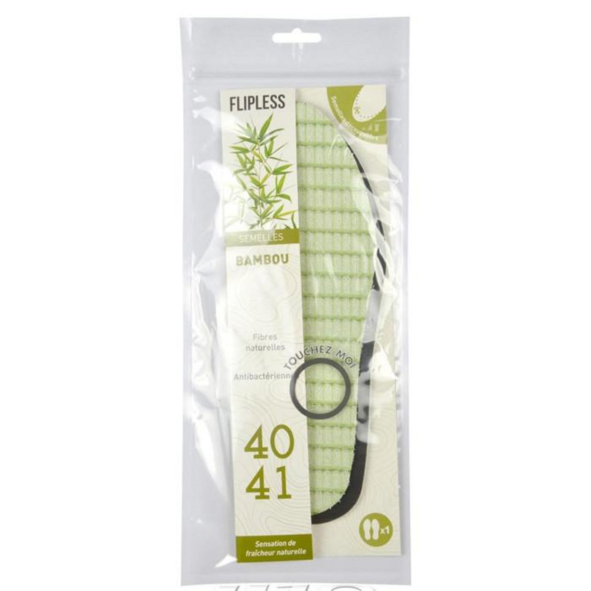 Paris Prix Semelles Chaussures  Bambou  Taille 40/41 Vert