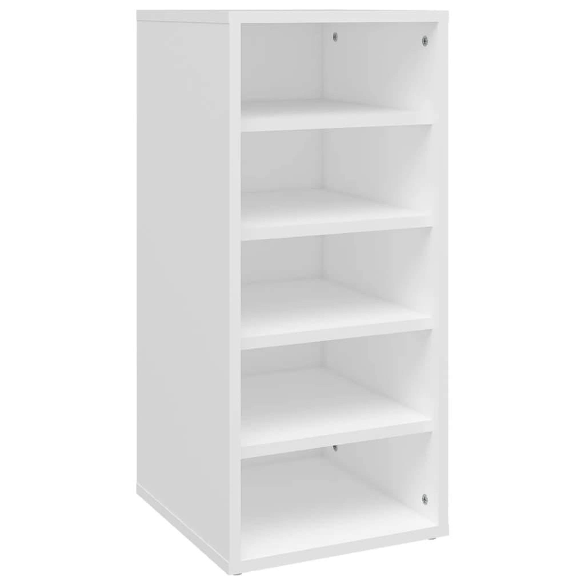 Voir la diapositive 2 : VIDAXL Armoire a chaussures Blanc 31,5x35x70 cm Bois d'ingenierie