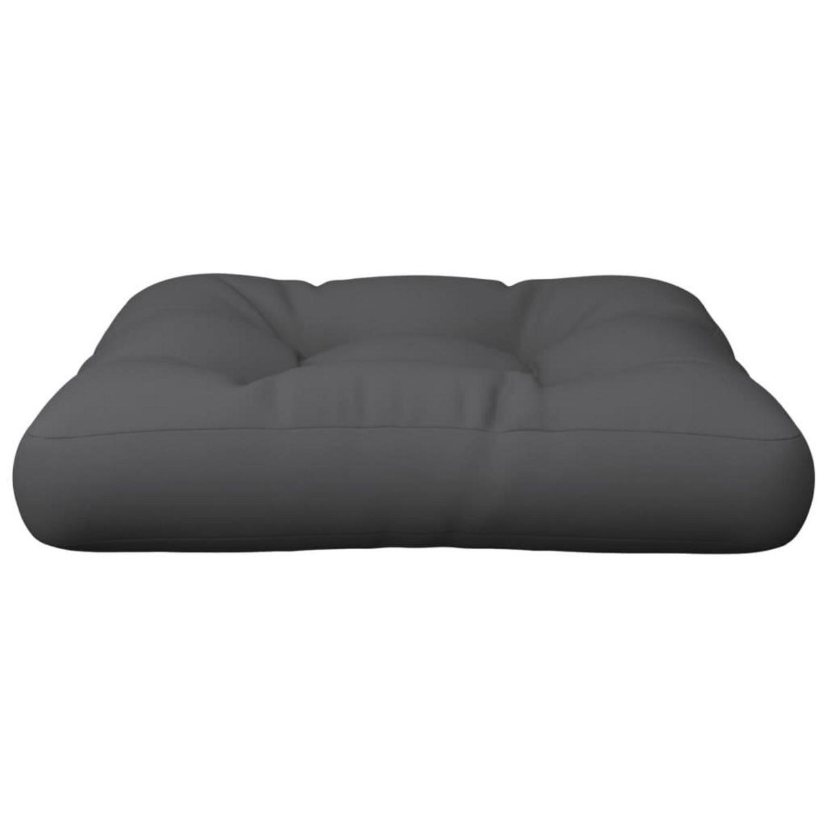 VIDAXL Coussin de palette anthracite 58x58x10 cm tissu