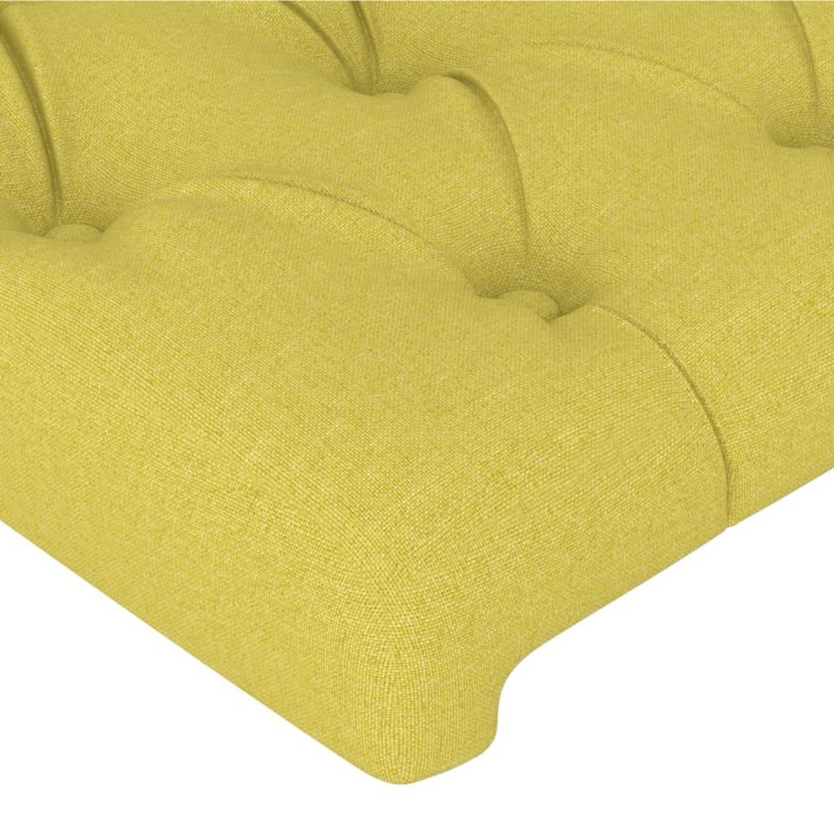 VIDAXL Tete de lit a LED Vert 147x16x78/88 cm Tissu