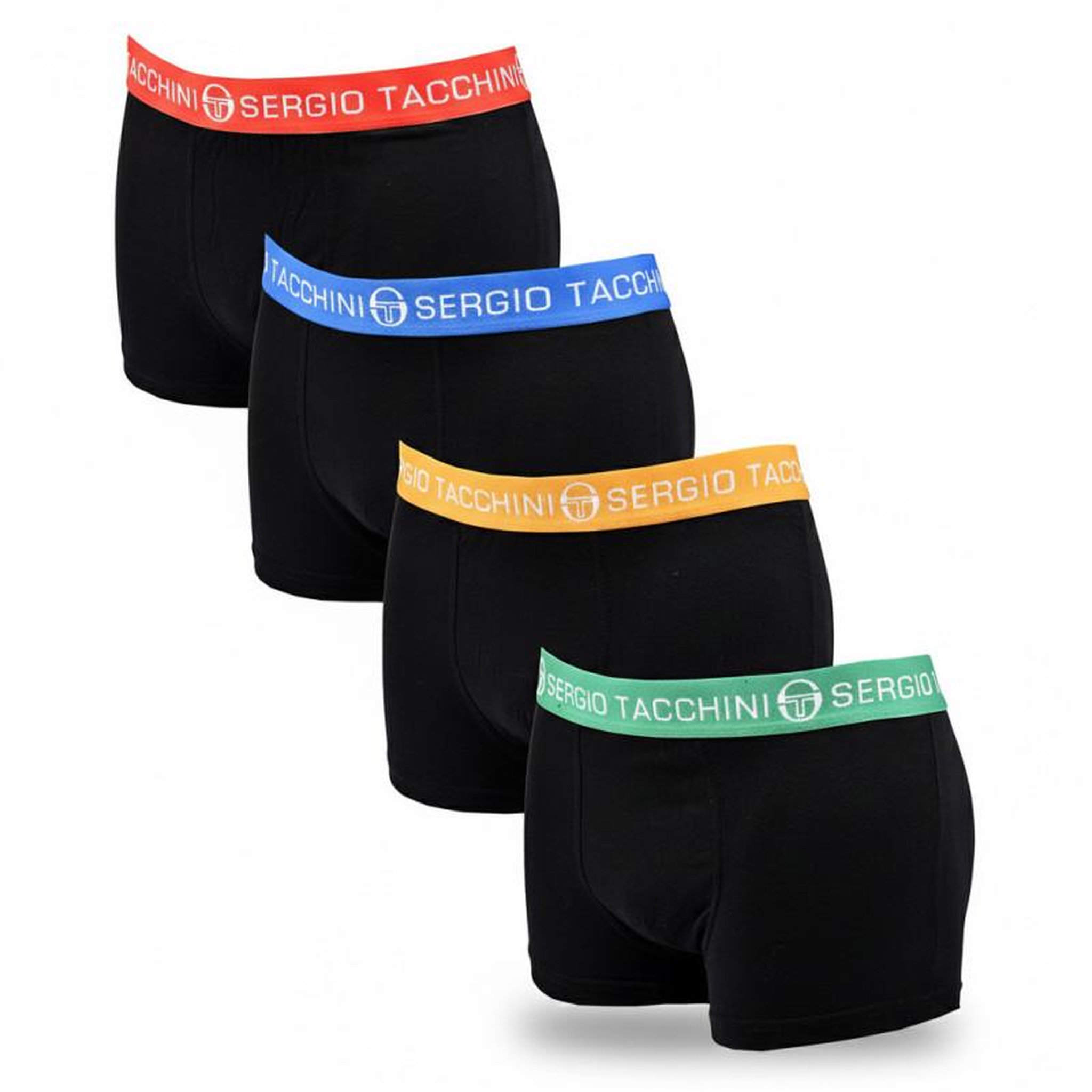 Voir la diapositive 1 : SERGIO TACCHINI Sergio Tacchini Pack de Boxers Homme Lot de 4