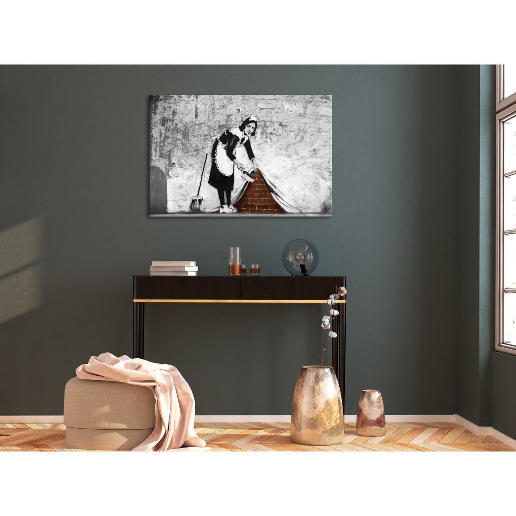 Voir la diapositive 2 : Paris Prix Tableau Imprimé  Maid Wide