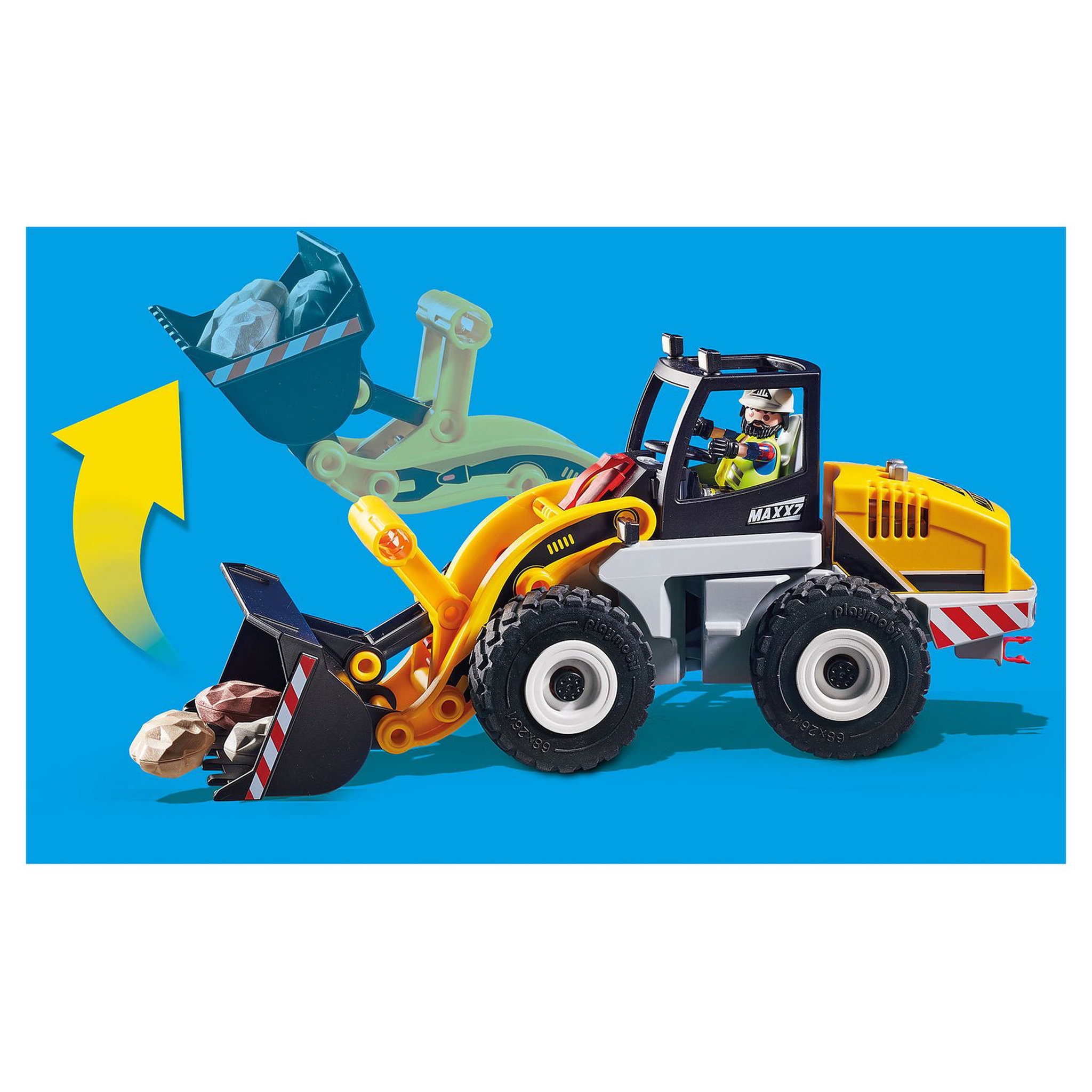 Voir la diapositive 4 : PLAYMOBIL 70445 - City Action - Chargeuse sur pneus