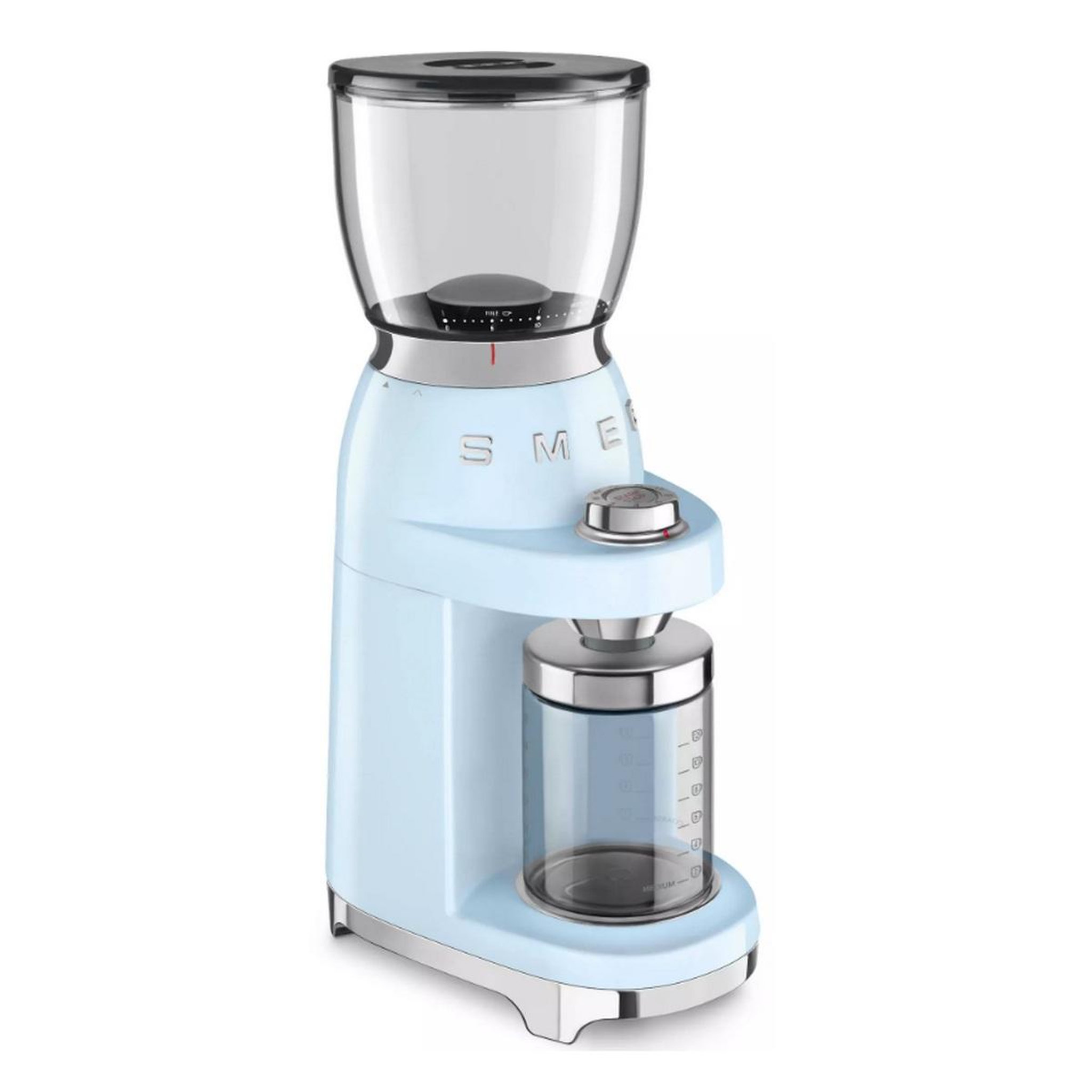 Voir la diapositive 2 : SMEG Moulin à café 350g 150w - cgf11pbeu