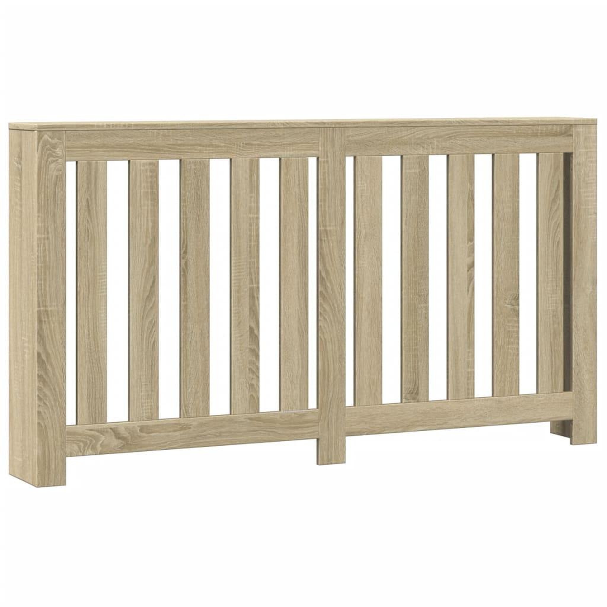 Voir la diapositive 2 : VIDAXL Cache-radiateur chene sonoma 149x20x82 cm bois d'ingenierie