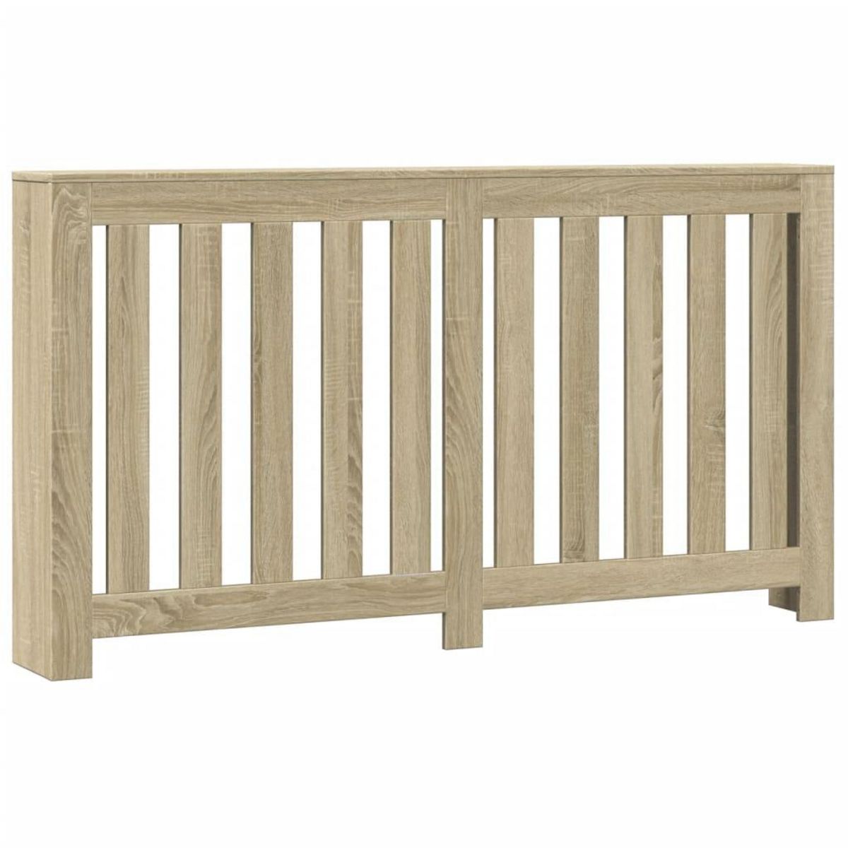VIDAXL Cache-radiateur chene sonoma 149x20x82 cm bois d'ingenierie