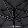 Voir la diapositive 5 : VIDAXL Parasol de jardin a 3 niveaux avec mat en aluminium anthracite