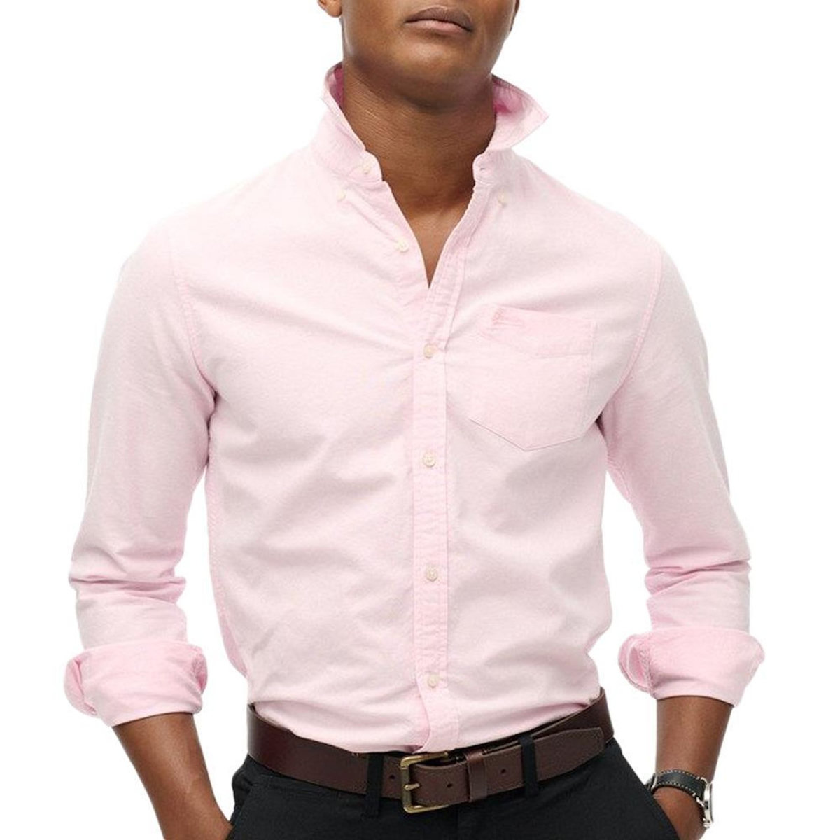 SUPERDRY Chemise Rose Homme Superdry Oxford