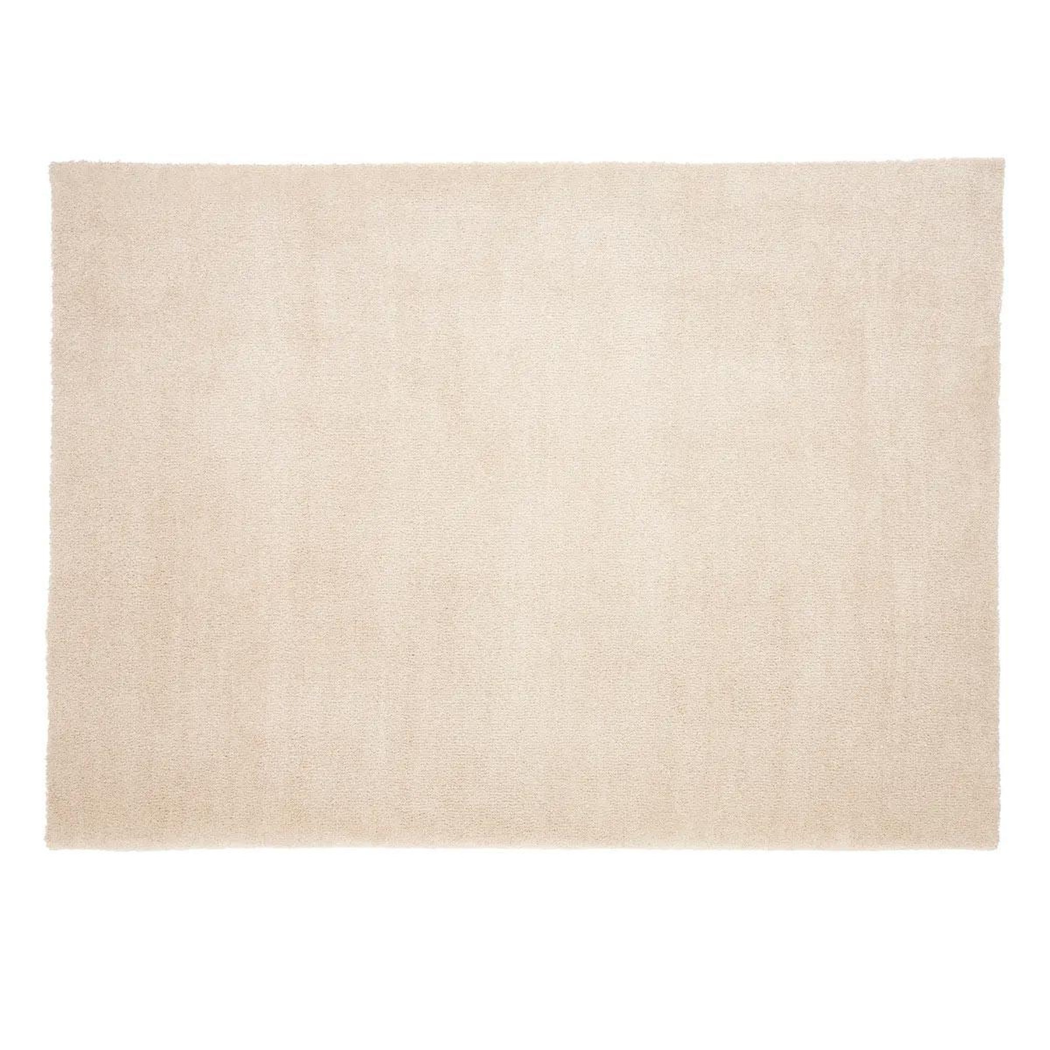 ATMOSPHERA Tapis déco uni  joanne  120x170cm ivoire