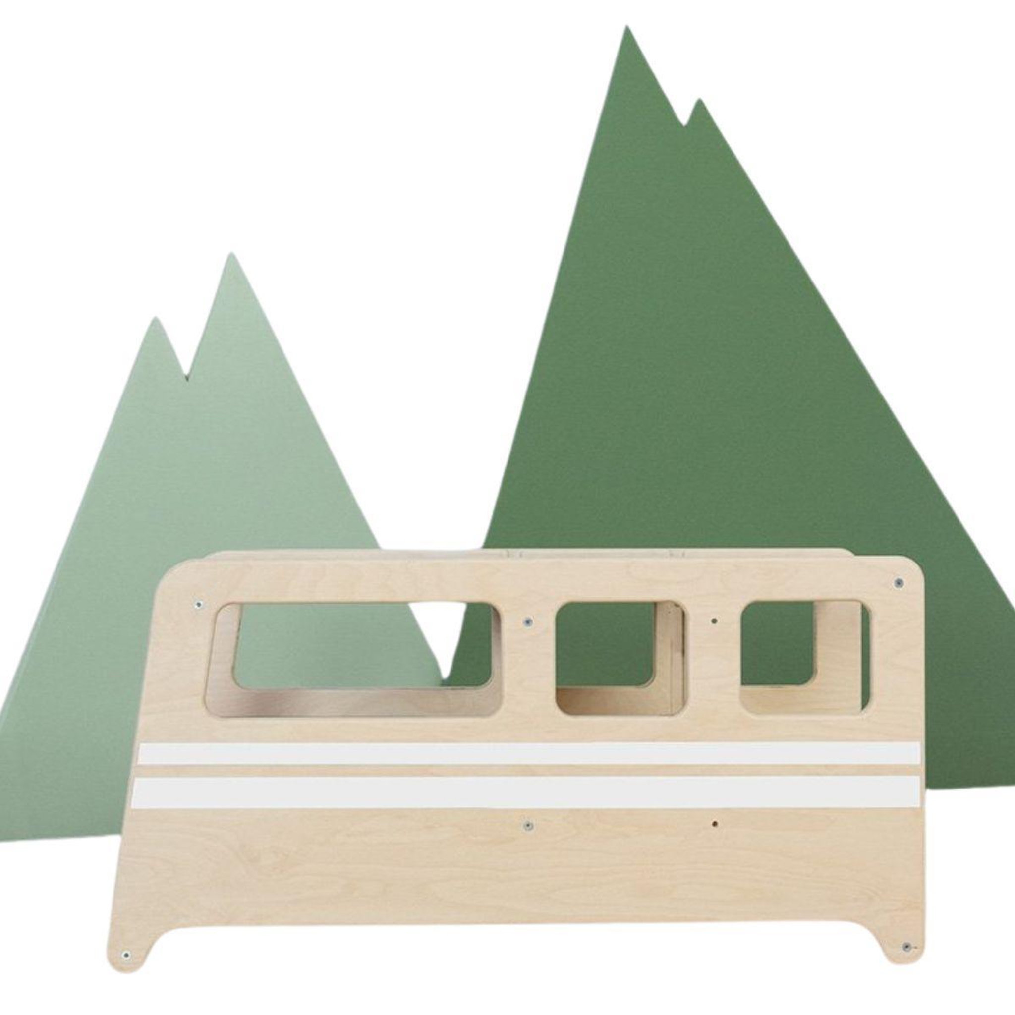 Voir la diapositive 1 : BENLEMI Tour d'apprentissage BUS 5in1 Blanc sticker