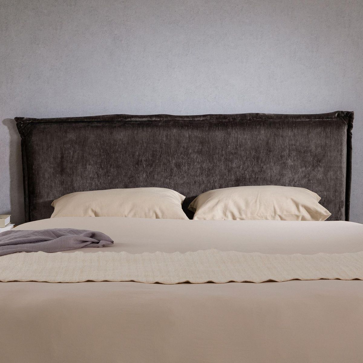 IDIMEX Tête de lit SAVER 120 sur pieds, en tissu