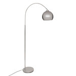 ATMOSPHERA Lampadaire arc en acier FLORIS - H. 177 cm - Argent