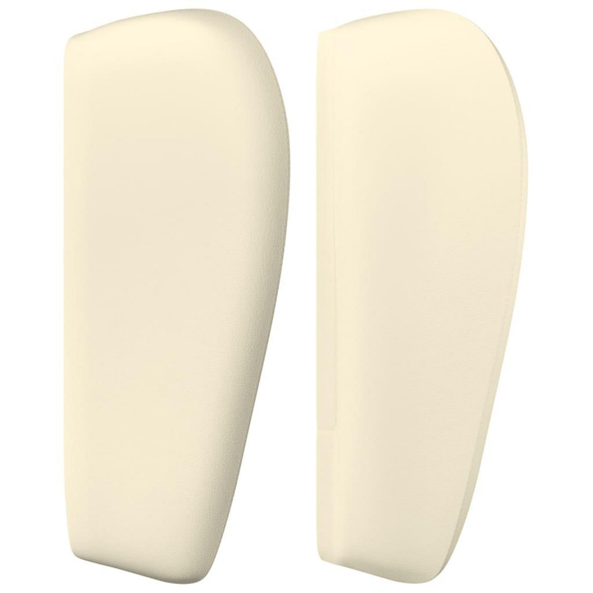 VIDAXL Tete de lit avec oreilles Creme 93x23x78/88 cm Similicuir