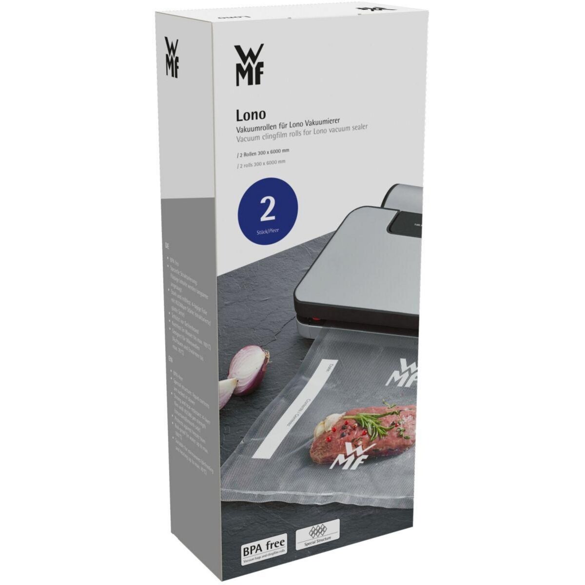 Lot de 2 rouleaux de sacs pour appareil à emballage sous vide vs2650 -  Kitchen Chef - vbr280