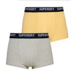 SUPERDRY Lot x2 Boxers /Jaune Homme Superdry M3110346A. Coloris disponibles : Gris