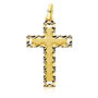 Voir la diapositive 1 : L'ATELIER D'AZUR Pendentif - Médaille Croix Or 18 Carats 750 Jaune - Chaines Offertes