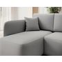 Voir la diapositive 4 : BEST MOBILIER Suzie - canapé d'angle gauche 4 places convertible avec coffre en velours