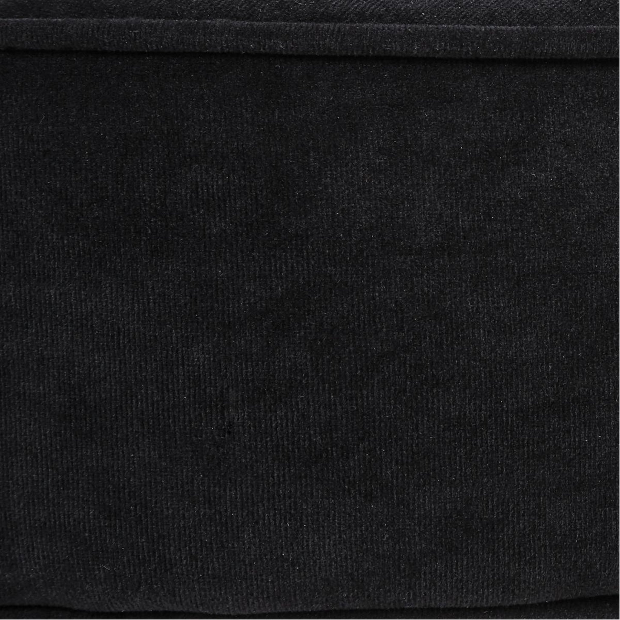 Voir la diapositive 3 : ATMOSPHERA Tabouret en velours  adriel  35cm noir