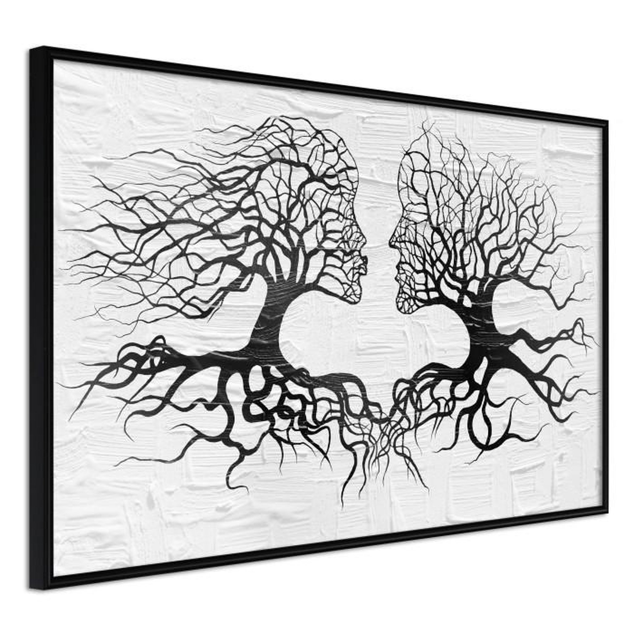 Paris Prix Affiche Murale Encadrée  Like the Old Trees. Coloris disponibles : Noir, Jaune